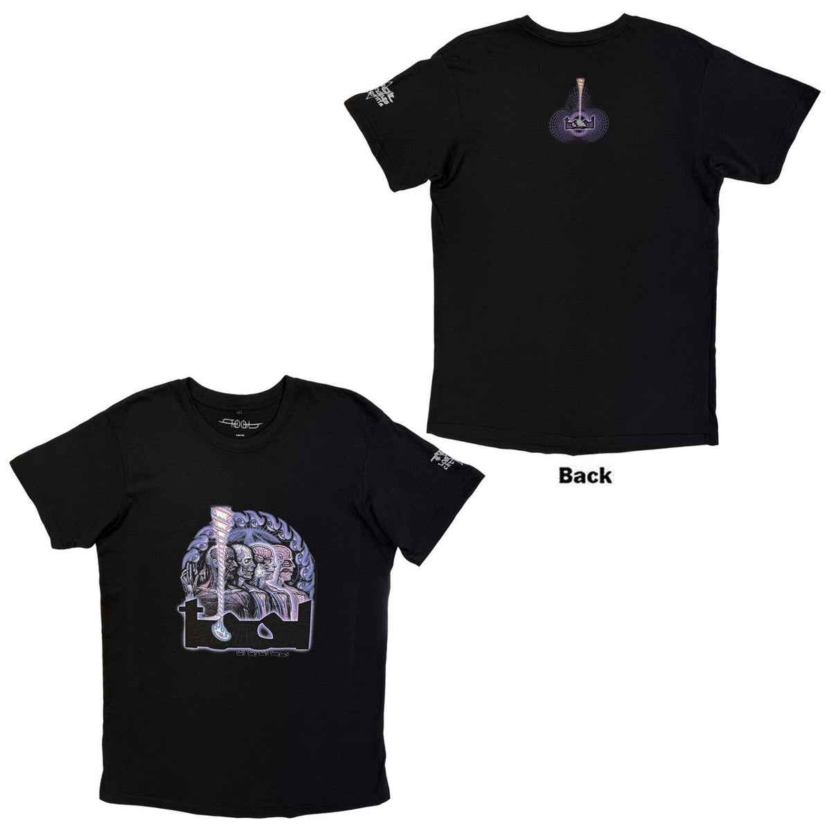Tool Unisex Premium Carbon T-Shirt: Lateralus Dissection (Back Print) (Black)