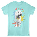 Weezer-weezer Margo Dog-purist Blue Heather Adult S/s Tshirt