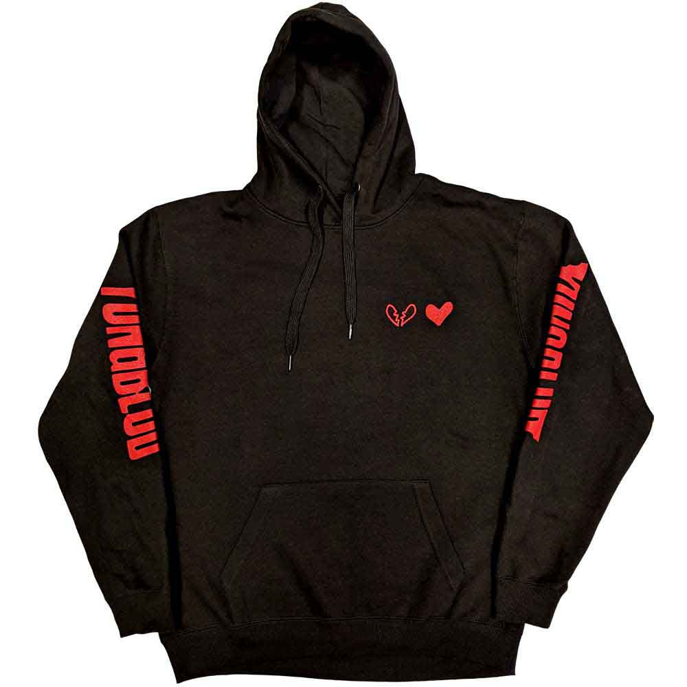 Yungblud Unisex Pullover Hoodie: R-U-OK? (Black) (Back Print)